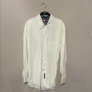 Tommy Hilfiger Men's White Button Down Shirt